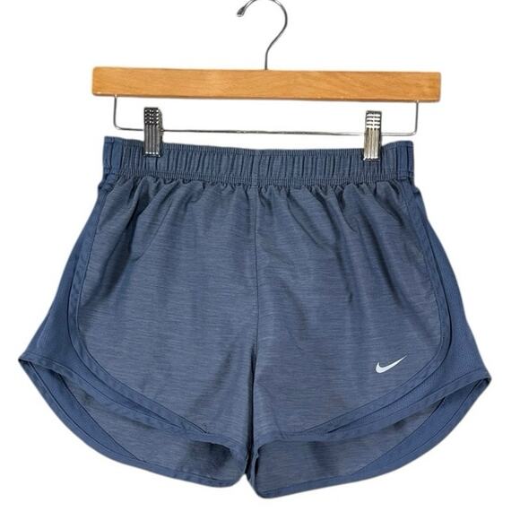 Nike Dri-Fit Tempo Women Running Training Shorts | Blue | Moisture-wicking | Sm - Picture 1 of 7